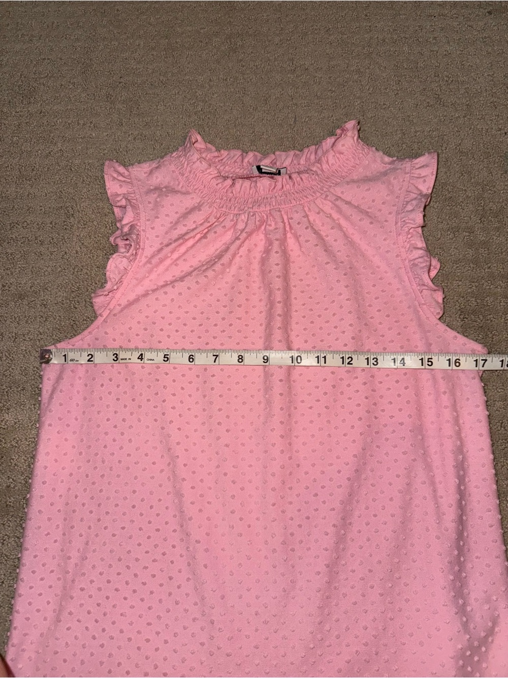 J Crew Pink Ruffle Shell Top Size XS - Picture 4 of 7
